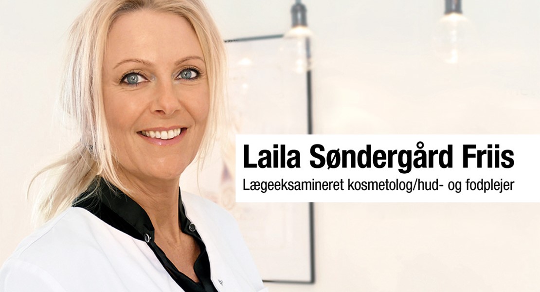 Lægeeksamineret kosmetolog/hud- og fodplejer Laila Sødergård Friis